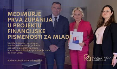 Međimurje prva županija u projektu financijske pismenosti za mlade